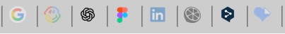 Website favicons in the screenshot
